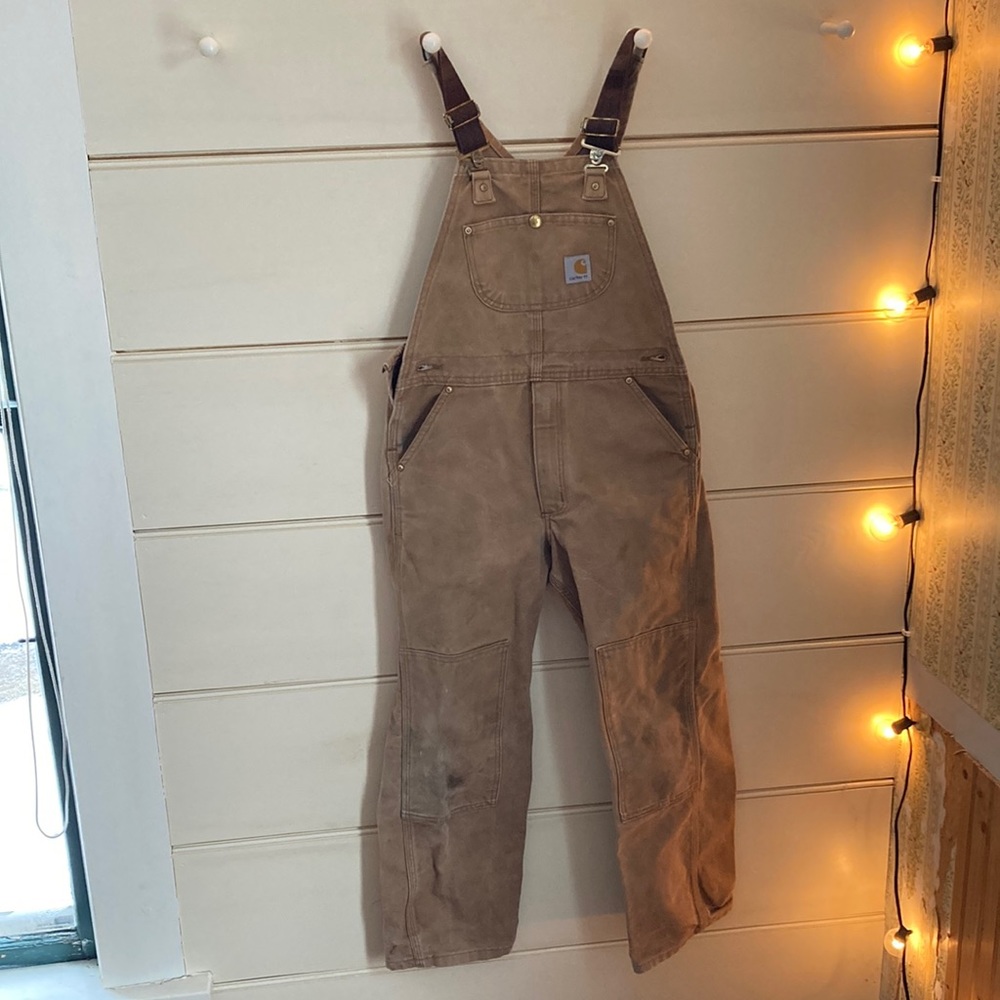 Youth Carhartt Overalls Cotton Duck